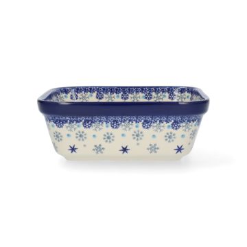 Oven Dish Square 1550 ml - Ice Stars