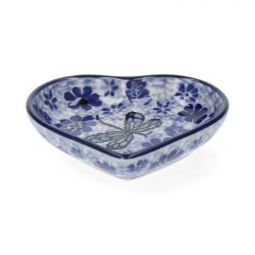 Teabag Dish Heart - Dragonfly