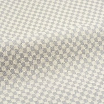 Tea Towel Small Check Grey