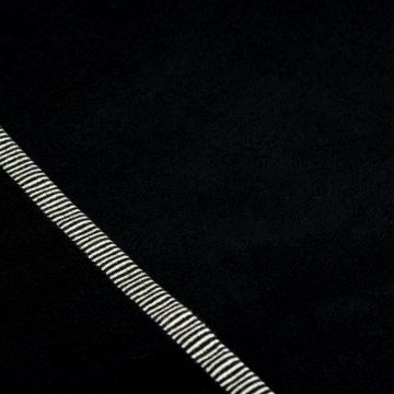 Kitchen Towel Solid Black GOTS